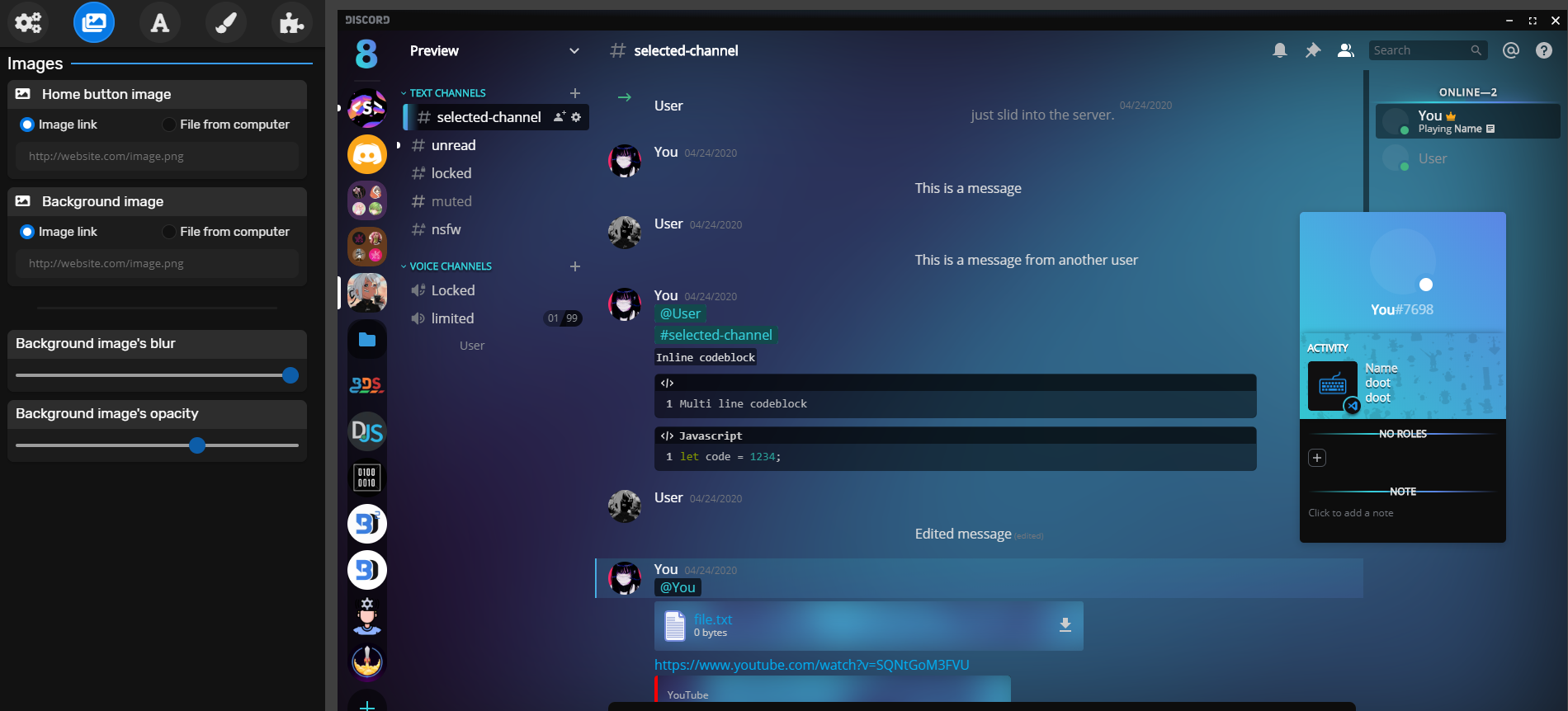 Steam discord theme фото 105