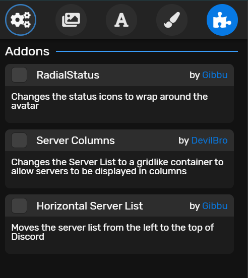 ServerColumns - BetterDiscord